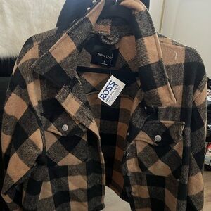 Brand new checkers flannel jacket